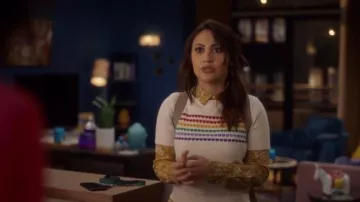 J. Crew Slim camisa perfecta en Liberty usada por Ana Torres (Francia Raisa) en grown-ish (S02E11)