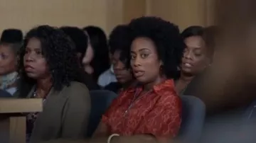 Topshop Chunky Tort Hoop Pendientes de Malika (Zuri Adele) en Good Trouble (S01E09)