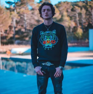 La sudadera Tiger Kenzo de Mushway en su cuenta de Instagram @Mxshway