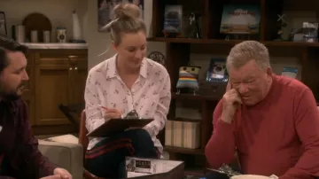 Mère Initié à Rayures Pointe Brute Jeans porté par Penny (Kaley Cuoco) dans La Théorie du Big Bang (S12E16)