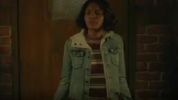 Free People Double Weave Denim Jacket worn by Jennifer Pierce (China Anne McClain) in Black Lightning (S02E14)