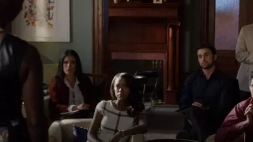 Alice + Olivia Selma Dress worn by Michaela Pratt (Aja Naomi King) in How to Get Away with Murder (S01E05)