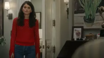 Zara Openwork Sweater worn by Sabrina Pemberton (Sofia Black-D'Elia) in The Mick (S02E19)