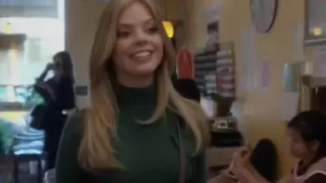 Red Valentino Wool Blend Turtleneck Sweater worn by June Colburn (Dreama Walker) in Don't Trust the B---- in Apartment 23 (S02E12)