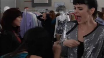 Iro Jacket of Chloe (Krysten Ritter) in Don't Trust the B---- in Apartment 23 (S02E14)