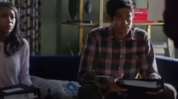 Gant Rugger  Madras Sport Shirt worn by Wes Gibbins (Alfred Enoch) in How to Get Away with Murder (S01E12)