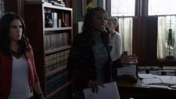 Isabel Marant Glenn Été Cowens Veste portée par Michaela Pratt (Aja Naomi King) dans la Façon de s'en tirer avec Assassiner (S01E15)