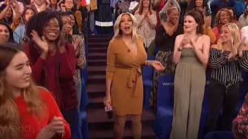 Diane Von Furstenberg Honey “New Linda” Cashmere Dress worn by Wendy Williams on The Wendy Williams Show January 22, 2019