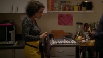 American Apparel High Rise Brevet Mini Jupe portée par Ilana Wexler (Ilana Glazer) au Large de la Ville (S03E04)