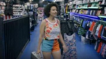 American Apparel Bloc de Couleur Shorts portés par Ilana Glazer dans les Grandes Ville (S05E03)