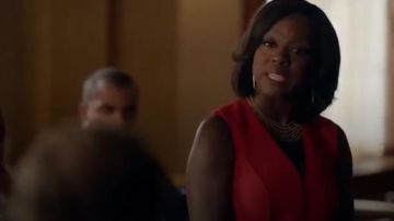 Jason Wu V-Cou Robe portefeuille en Crêpe de porté par Annalise Keating (Viola Davis) dans la Façon de s'en tirer avec Assassiner (S02E07)