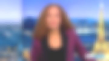 La Veste cintrée bicolore esprit blazer de Sandrine Aramon dans Soir 3 du 17/03/2019