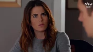 Rag & Bone  Charley Sweater worn by Laurel Castillo (Karla Souza) in How to Get Away with Murder (S03E14)