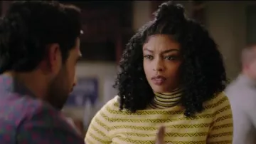 Suéter Carven Turtleneck usado por Javicia Leslie en God Friended Me (S01E17)