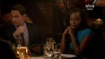 LK Bennett Sissi Dress worn by Michaela Pratt (Aja Naomi King) in How to Get Away with Murder (S04E01)