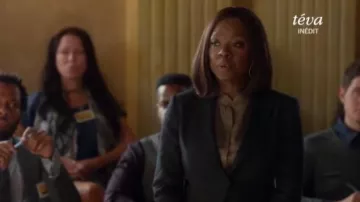 Escada Bakara Jacket worn by Annalise Keating (Viola Davis) in How to Get Away with Murder (S04E03)