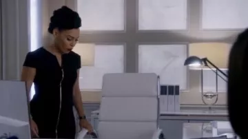 Ted Baker Architectural Pencil Dress worn by Tegan Price (Amirah Vann) in How to Get Away with Murder (S04E15)