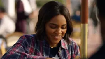 Topshop Pacey Washed Check Plaid Shirt worn by Jennifer Pierce (China Anne McClain) in Black Lightning (S02E15)