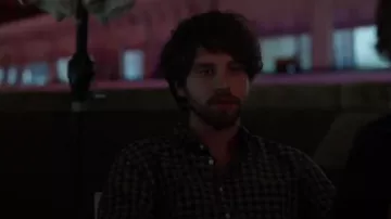 J.Crew Slim Stretch Secret Wash Heather Poplin Gingham worn by Brandon Foster in Good Trouble (S01E10) (S01E10) (S01E10)