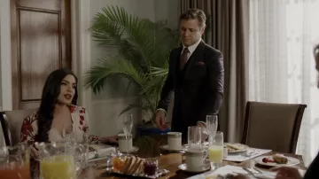 The floral dress Sachin & Babi Crystal Jennings (Ana Brenda Contreras) in Dynasty S02E14