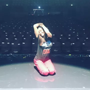 Le t-shirt Maje "Ride with me" de Jenifer sur son compte Instagram @jeniferofficiel