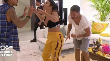 The jogging bottoms yellow Maeva in marseille : Asian tour