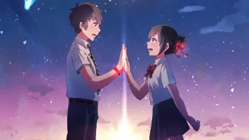 The red bracelet Mitsuha in Kimi no Na wa (Your Name)