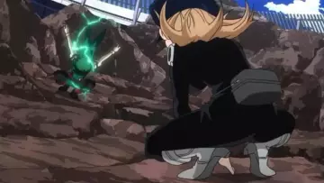 The white boots of Camie Utsushimi in My Hero Academia Season 3
