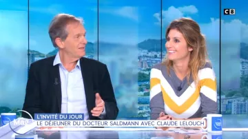 Le Pull Colorblock de Caroline Ithurbide dans William à midi du 20/03/2019
