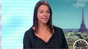 Le haut noir Les petites ... de Sophie Le Saint dans Télématin le 25.03.2019