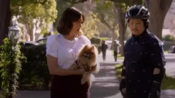 A.L.C. Kati Top worn by Camille (Lindsay Price) in Splitting Up Together (S02E15)
