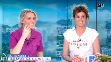 Camiseta de The Band Of Sisters Blanc de Caroline Ithurbide en William al mediodía del 25/03/2019