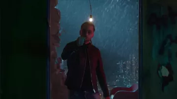 The black jacket Belstaff worn by Ademo in the clip to The dc of NLP