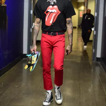 Sneakers Converse Ct 70 Hi worn by Kelly Oubre Jr. on the Instagram account @leaguefits