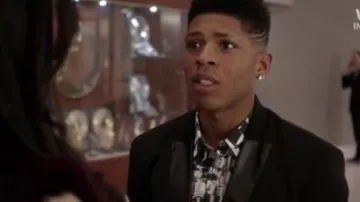 Hugo Boss Ero 3 - City Print Slim Fit Sport Shirt usado por Hakeem Lyon (Bryshere Y. Gray) en Empire (S01E08)