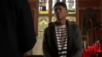 Neil Barrett Hooded Blazer worn by Hakeem Lyon (Bryshere Y. Gray) in Empire (S01E08)