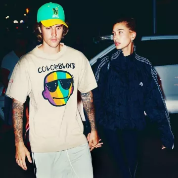 Le t-shirt Colorblind de Justin Bieber sur son compte Instagram @justinbieber