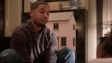 John Varvatos à Bord Brut Coupe-Impression Pullover Hoodie, portés par Jamal Lyon (Jussie Smollett) dans l'Empire (S01E08)