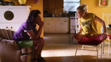 The Cramps T Shirt Vintage Style Psychobilly Punk Rock Band worn by Carly (Kelli Berglund) in Now Apocalypse (S01E03)