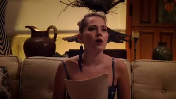 Forum Novelties Neon Lightning Bolt Earrings worn by Carly (Kelli Berglund) in Now Apocalypse (S01E03)