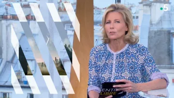 The Blouse print Claire Chazal in free Entry to the 26/03/2019