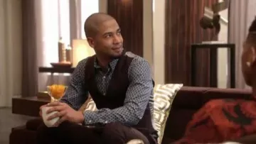 Barneys New York Paisley Oxford Cloth Shirt usado por Jamal Lyon (Jussie Smollett) en Empire (S01E12)