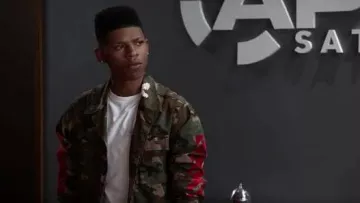 Off White c/o Virgil Abloh  Camouflage Field Jacket worn by Bryshere Y. Gray in Empire (S02E03)