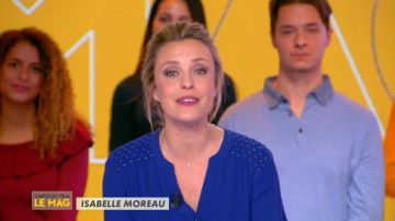 The Blouse marine fluid Isabelle Moreau in The Info of the true of the 01/03/2019