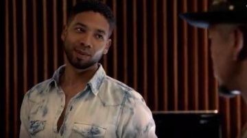 NSF de l'eau de Javel Lavé Western Shirt porté par Jamal Lyon (Jussie Smollett) dans l'Empire (S02E05)
