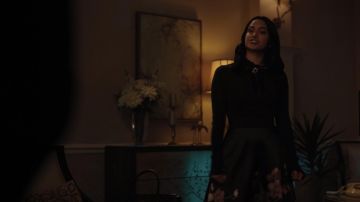 La robe bicolore à fleurs Ted Baker de Veronica Lodge (Camila Mendes) dans Riverdale S03E17