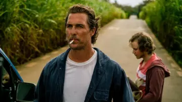 La veste de travail bleu marine de Baker Dill (Matthew McConaughey) dans Serenity