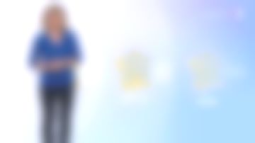 The Blouse blue two materials of Valérie Maurice in Weather 2 of the 29/03/2019