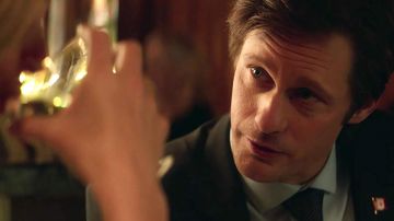 Canada Flag Pin worn by Prime Minister James Steward (Alexander Skarsgård) in Long Shot