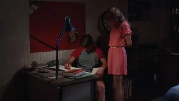 Pink Jumpsuit worn by Lana (Rebecca De Mornay) in Risky Business